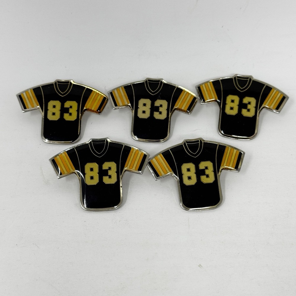 PITTSBURGH STEELERS VINTAGE #83‎ HEATH MILLER Enamel Lapel Pin STARLINE INC. 80s